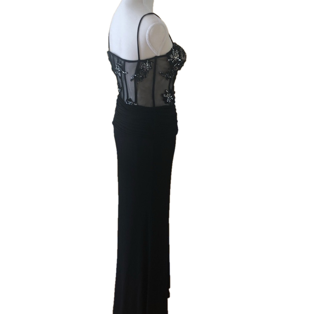 Black Janine sequence gown - Picture 5 of 7